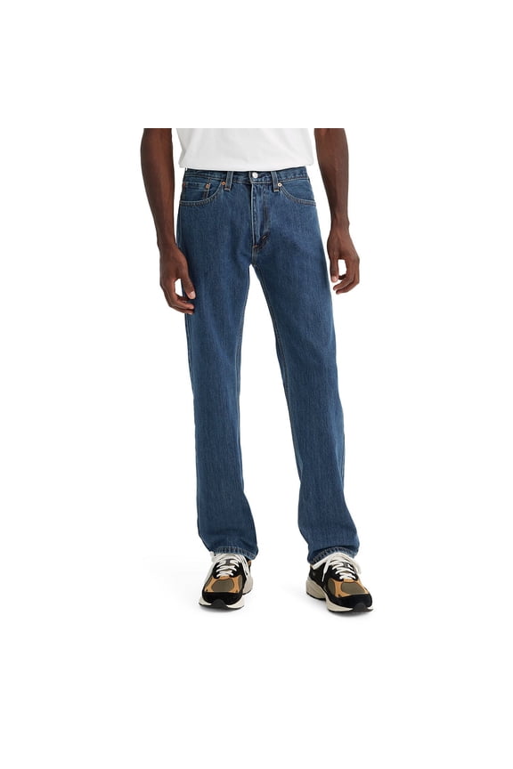 Men's Levi's® 550™ Relaxed Fit Jeans Color: Dark Stonewash Size: 36X32