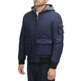 thumbnail image 1 of Men's Levi's® Hooded Utility Bomber Jacket Color: Navy Size: L, 1 of 4
