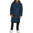 thumbnail image 1 of Men's Levi's® Oversized Long Quilted Parka Jacket Color: Navy Size: L, 1 of 4