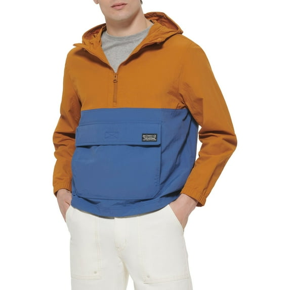 Men's Levi's® Pullover Jacket with Hood Color: Spice Size: L