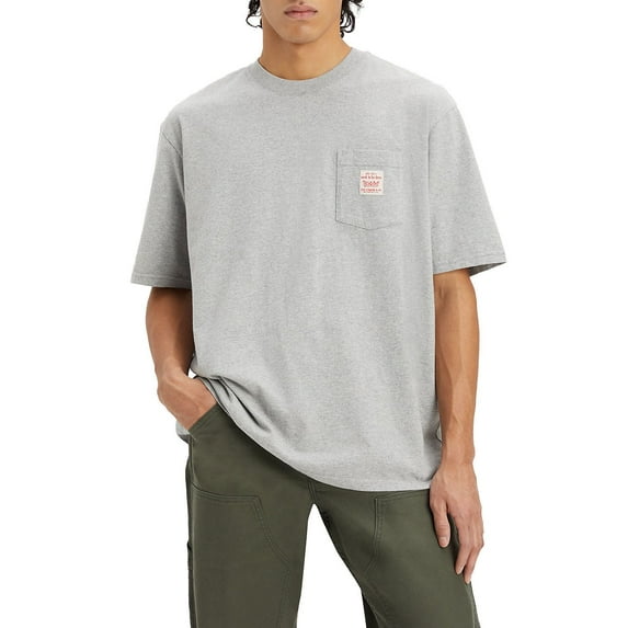 Men's Levi's® Short-Sleeve Workwear T-Shirt Color: Grey Size: M