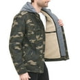 thumbnail image 1 of Men's Levi's® Washed Cotton Sherpa-Lined Hooded Trucker Jacket Color: Camouflage Size: XXL, 1 of 4