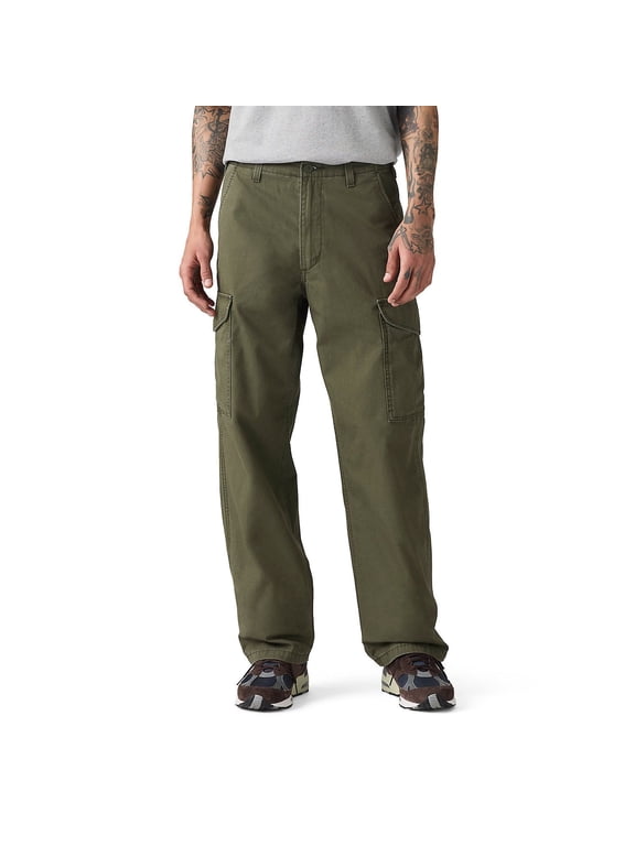 Men's Levi's® XX Cargo Baggy Pants Color: Forest Night Size: 33X30