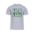 thumbnail image 1 of Men's Life is Better at the Beach Short-Sleeve T-Shirt - Heather Grey - Large, 1 of 1