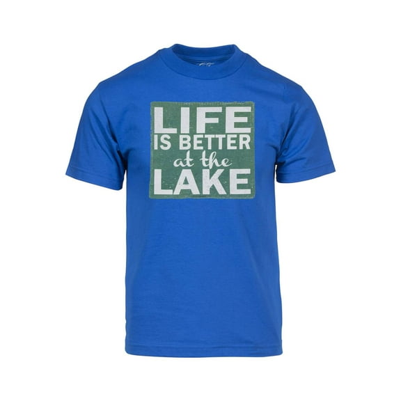 Men's Life is Better at the Beach Short-Sleeve T-Shirt - Royal - Small