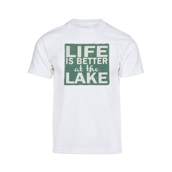 Men's Life is Better at the Beach Short-Sleeve T-Shirt - White - Large