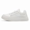 thumbnail image 1 of Men's Light Blue Mesh Breathable Platform Sneakers, Casual Summer Low-Top Shoes, 1 of 10