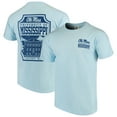 thumbnail image 1 of Men's Light Blue Ole Miss Rebels Comfort Colors Campus Icon T-Shirt, 1 of 5