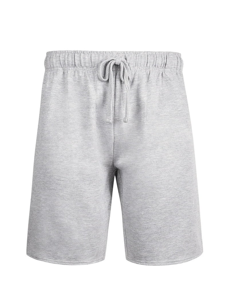 Couver Men's Light Weight Casual Classic Fleece Shorts