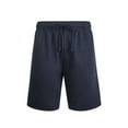 thumbnail image 1 of Couver Men's Light Weight Casual Classic Fleece Shorts, Navy L, 1 Count, 1 Pack, 1 of 1