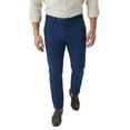 thumbnail image 1 of Men's Light-Weight Cotton Blend Dress Pants - Breathable Straight Fit for Office & Travel, 1 of 8