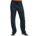 thumbnail image 1 of Men's Light Weight Fleece Open Bottom Sweatpants with Pockets, NAVY XL, 1 Pack, 1 of 4