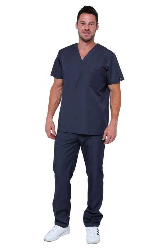 Men's Lightweight 6 Pocket Classic Uniform Scrubs - Style 101