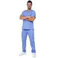 thumbnail image 1 of Men's Lightweight 6 Pocket Classic Uniform Scrubs - Style 101, 1 of 5