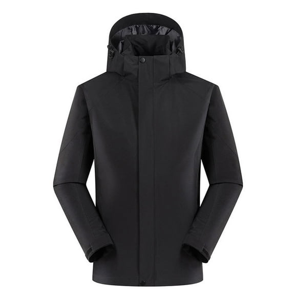 Men's Lightweight Anorak Jacket for Outdoor Hiking Camping Windproof Breathable Hooded Windbreaker