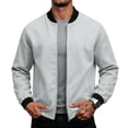 thumbnail image 1 of Men's Lightweight Bomber Jacket Causal Fashion Stylish Windbreaker Light Jacket Light, 1 of 6