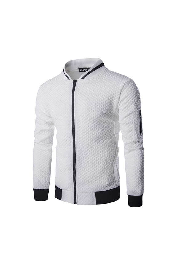 Men's Lightweight Bomber Jacket Slim Fit Stand Collar Jacket for Men Causal Windbreaker Track Jacket Lightweight Sportswear Jacket