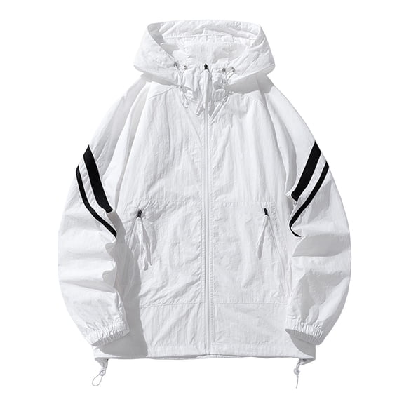 Men's Lightweight Breathable Jacket Ice Silk Sun Fishing Coat Casual Outdoor Windbreaker