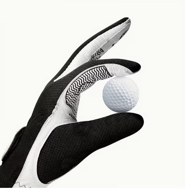 Men's Lightweight Breathable Left Hand Golf Glove - Classic Color Golf Accessories for All Weather Conditions