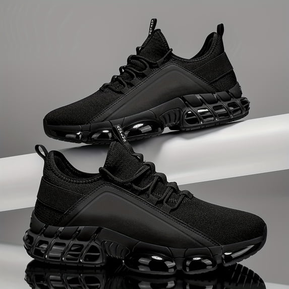 Men's Lightweight Breathable Running Shoes, Cushioned Sports Sneakers for Road Running, Jogging, and Daily Athletic Training