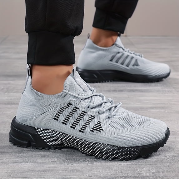 Men's Lightweight Breathable Running Sneakers Athletic Training Walking Shoes
