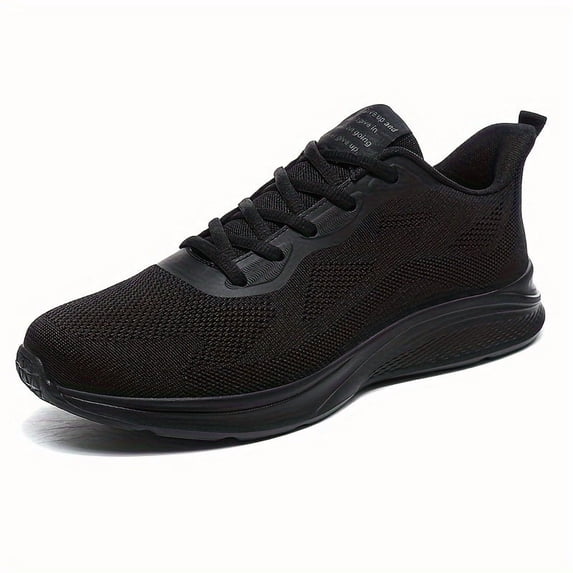 Men's Lightweight Breathable Sneakers - Lace-Up Closure, - Casual Wear for Gym,, Everyday - -Terrain (/Solid Colors) & Low-Top Athletic Running Shoes with Cushioned Sole, Round Toe