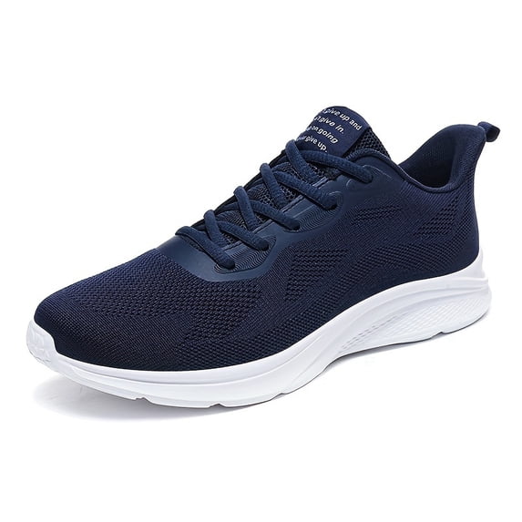 Men's Lightweight Breathable Sneakers - Lace-Up Closure, - Casual Wear for Gym,, Everyday - -Terrain (/Solid Colors) & Low-Top Athletic Running Shoes with Cushioned Sole, Round Toe