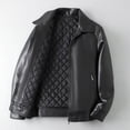 thumbnail image 1 of Men's Lightweight Business Jacket, PU Leather Coat Outerwear, Stylish Casual Wear for Daily Use, Perfect for Office and Formal Occasions, 1 of 7