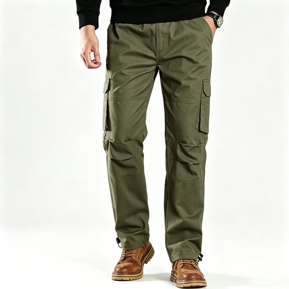 Men's Lightweight Cargo Pants UPF 50+ All Terrain Hiking Outdoor Pants S-XXL