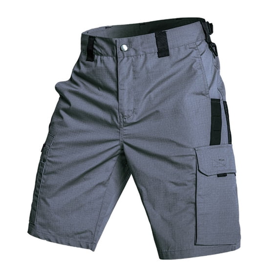 Men’s Lightweight Cargo Shorts with Multiple Pockets Durable Ripstop Fabric Relaxed Fit for Outdoor Activities Work