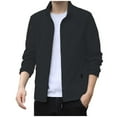 thumbnail image 1 of Men's Lightweight Casual Jacket Autumn Fashion Baseball Coat Stylish Comfortable Outerwear for Daily Wear, 1 of 2