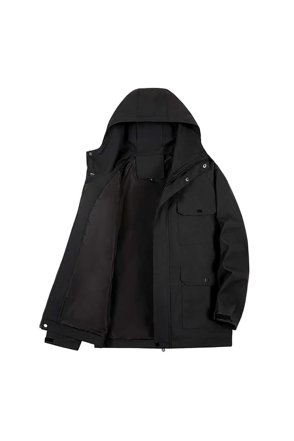 Men's Lightweight Casual Jacket Korean Style Fashion Coat with Pockets for Spring Autumn Outerwear