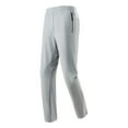 thumbnail image 1 of Men's Lightweight Casual Sport Pants with Zipper Pockets for Outdoor Travel Gym and Everyday Comfortable Wear Men's Pants for Travel White Adjustable Waist, 1 of 4