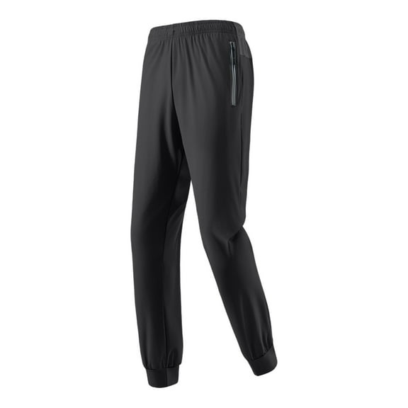 Men's Lightweight Casual Sports Pants with Zipper Pockets Elastic Design for All Day Comfort Performance and Versatile Wear Stretch Dress Pants Mens Big and Tall Comfortable