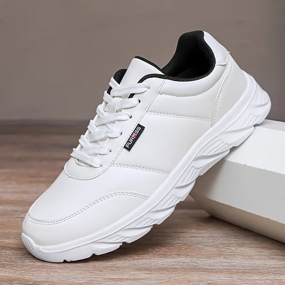 Men's Lightweight Casual Sports Shoes Running Sneakers in Black, Classic Travel Shoes - Stylish Comfortable Outdoor