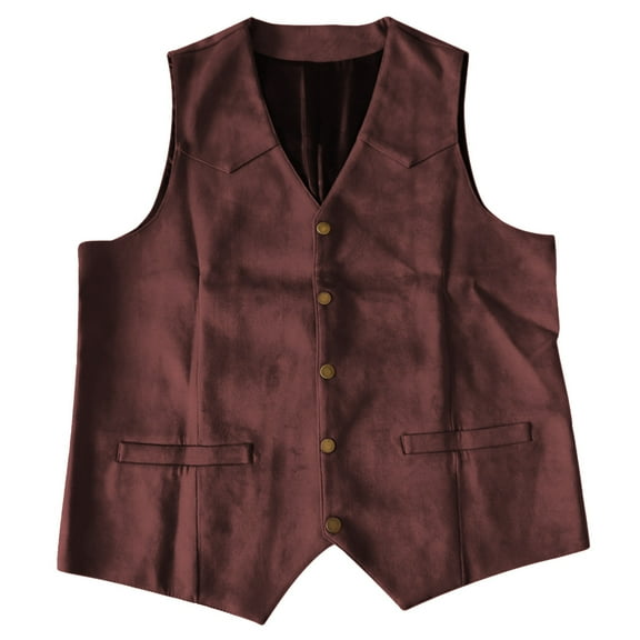 Men's Lightweight Casual Vest Spring Summer Outdoor Sleeveless Jacket Slim Fit Solid Color Breathable Comfortable Layering,Red,L