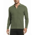 thumbnail image 1 of Men's Lightweight Cotton Sweater - Stretch, Modern Fit for Casual & Active Wear, 1 of 6