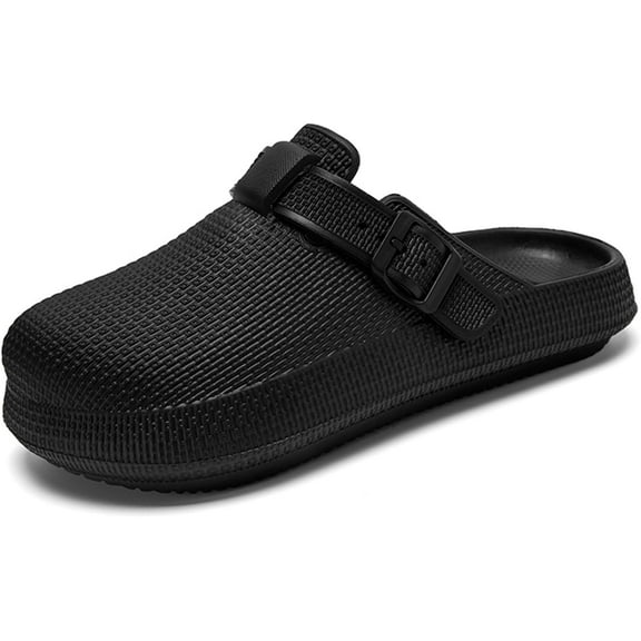 Men’s Lightweight EVA Clogs, Non-Slip Adjustable Garden Shoes, Comfortable Slip-On House Slippers, Quick-Dry Outdoor Beach Sandals