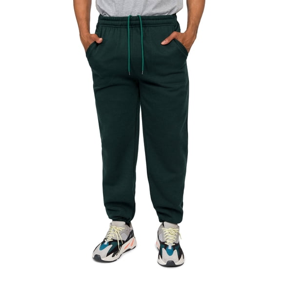 Men's Lightweight Fleece Elastic Bottom Sweatpants
