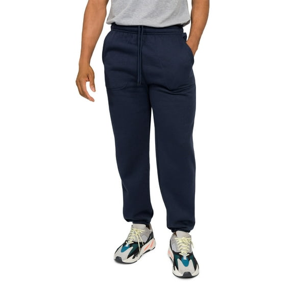 Men's Lightweight Fleece Elastic Bottom Sweatpants