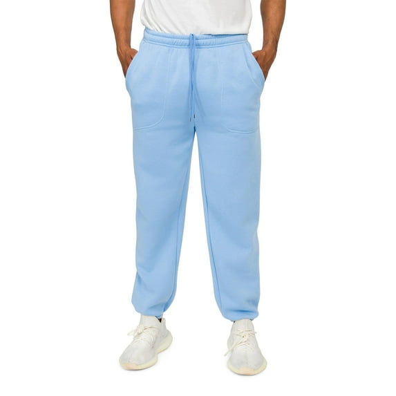 Men's Lightweight Fleece Elastic Bottom Sweatpants