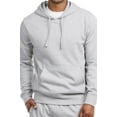 thumbnail image 1 of Men's Lightweight Fleece Pullover Hoodie / Sweatshirt, Heather Grey S, 1 Pack, 1 of 4