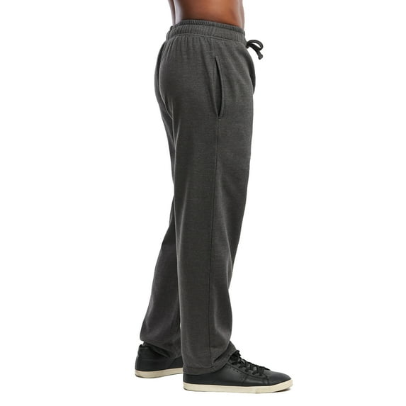 Men's Lightweight Fleece Sweatpants (3XL, Charcoal Grey)