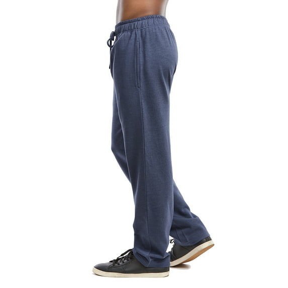 Men's Lightweight Fleece Sweatpants (3XL, Navy Marl)