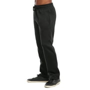 Men's Lightweight Fleece Sweatpants (L, Black)