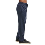 Men's Lightweight Fleece Sweatpants (M, Navy)