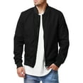 thumbnail image 1 of Men's Lightweight Flight Bomber Jacket Spring Fall Causal Softshell Windbreaker Coat Outerwear, 1 of 5