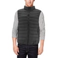 thumbnail image 1 of Men's Lightweight Full Zip Quilted Insulated Water Resistant Warm Puffer Vest (Black, L), 1 of 3