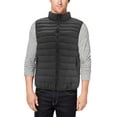 thumbnail image 1 of Men's Lightweight Full Zip Quilted Insulated Water Resistant Warm Puffer Vest (Black, XL), 1 of 3