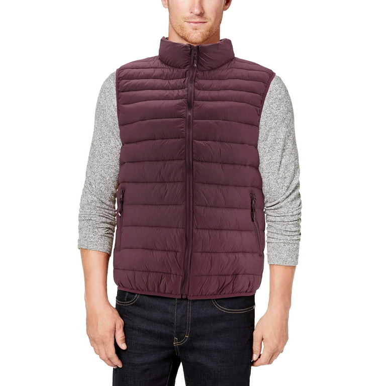 Men's Lightweight Full Zip Quilted Insulated Water Resistant